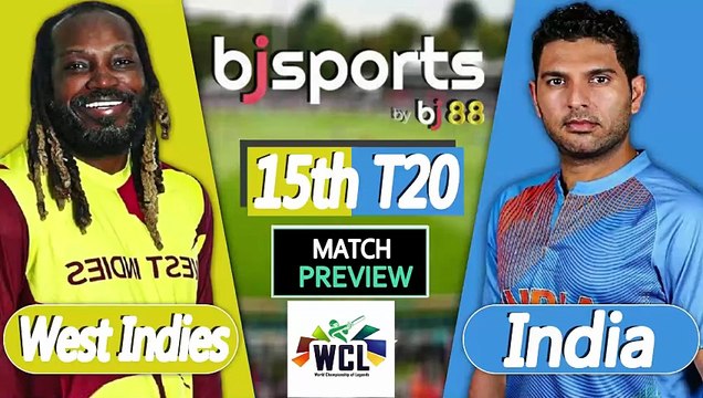 World Championship Legends | India Champions vs West Indies Champions 15th T20 Match Preview