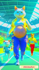 Ai lady cat pregnant body