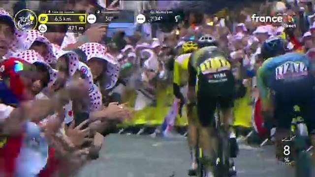 L'attaque décisive de Wout Van Aert dans l'ascension de la butte Montmartre, ce dimanche 27 juillet 2025 sur France 2.