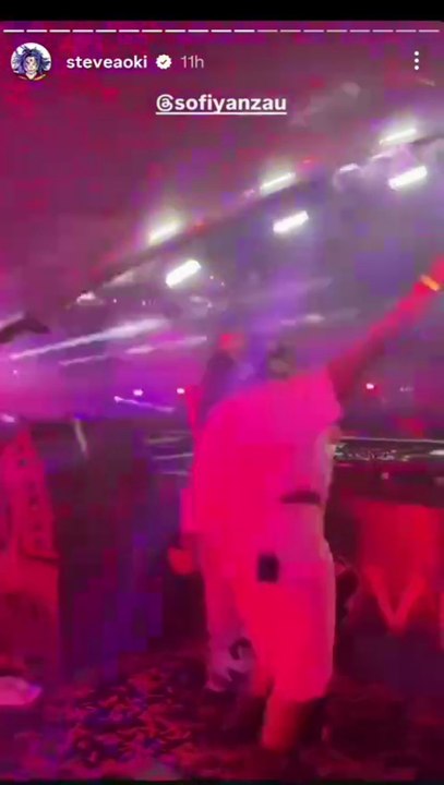 Steve Aoki and Sofiya Nzau at TomorrowLand 2025