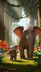 Hathi ka bacha Funny Cartoon for Kids | Hindi Animation | Moral S