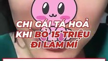 Chị gái bỏ 15 TRIỆU đi làm mí nhưng về nhà VẾT THƯƠNG RA MÁU