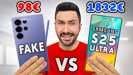 J'ai acheté un Faux Galaxy S25 Ultra à 98€ ! (ils sont forts)
