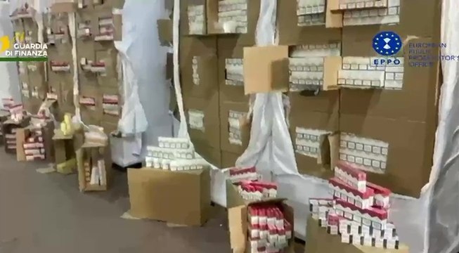 Sigarette di contrabbando, smantellata maxi fabbrica da 2 milioni di pezzi al giorno (28.07.25)