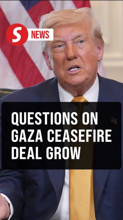 Questions on Gaza ceasefire deal grow as Trump says Israel needs to decide