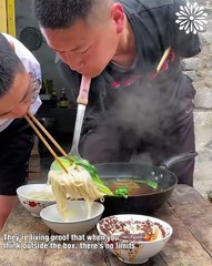 Inspiring brothers making food despite life's challenges! 🥺😓