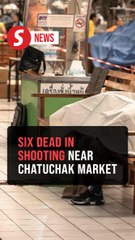 Gunman kills five at Bangkok market before taking own life