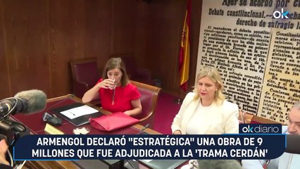 Armengol declaró "estratégica" una obra de 9 millones que fue adjudicada a la 'trama Cerdán'