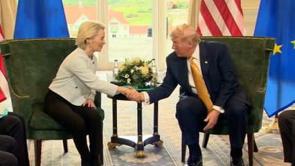 Trump y Von der Leyen alcanzan un acuerdo comercial 'in extremis'