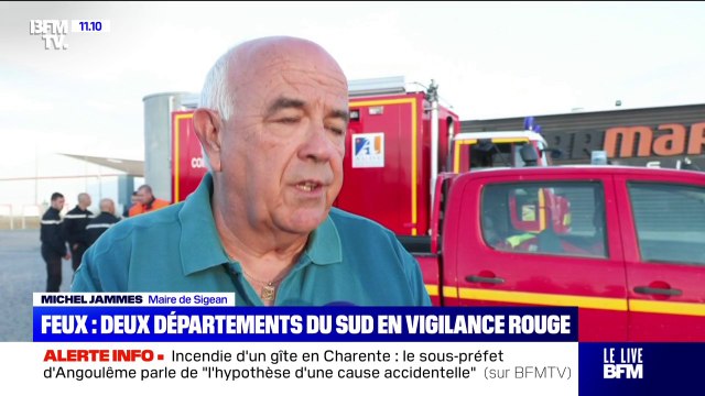 Incendie dans l'Aude: le maire de Sigean appelle à la vigilance sur les mégots et les barbecues