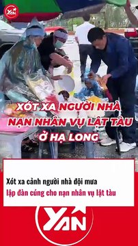 XÓT XA cảnh người nhà ĐỘI MƯA lập đàn CÚNG cho nạn nhân vụ lật tàu