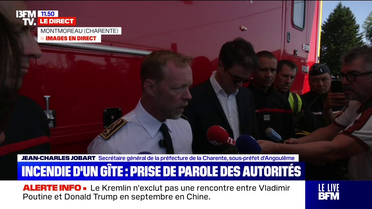 Incendie d'un gîte en Charente: le bilan s'alourdit à trois morts et deux disparus