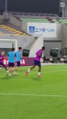 El golazo de Rashford en el entrenamiento del Barça: mucho ojo