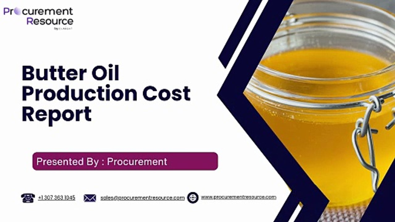 Butter Oil Production Cost Analysis Report
