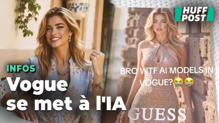 Dans le magazine « Vogue » du mois d’août, un mannequin 100 % IA agace les lecteurs