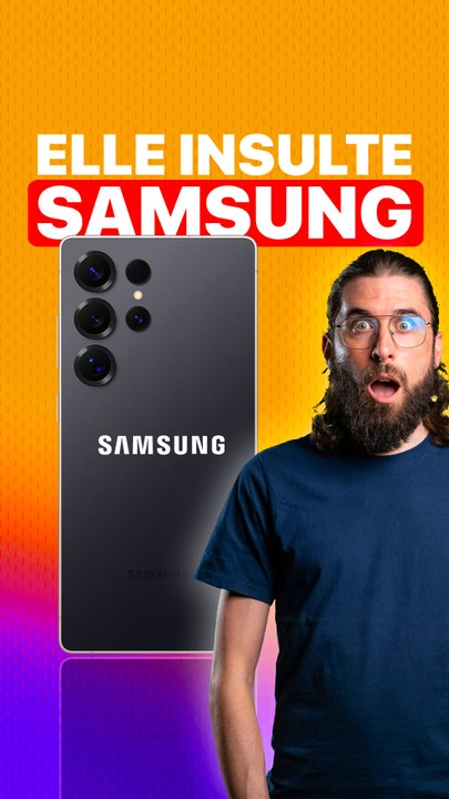 ELLE A OSÉ INSULTER SAMSUNG😱