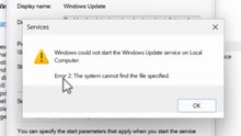 Fix " Error 2: The system cannot find the file specified" on Windows 11 / 10 / 8 / 7 ✔️