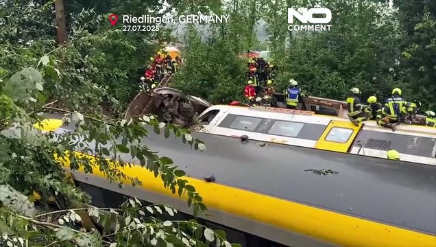 Железнодорожная катастрофа в Германии: не менее трех погибших, десятки пострадавших