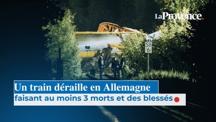 Un train déraille en Allemagne faisant au  moins 3 morts et des blessés