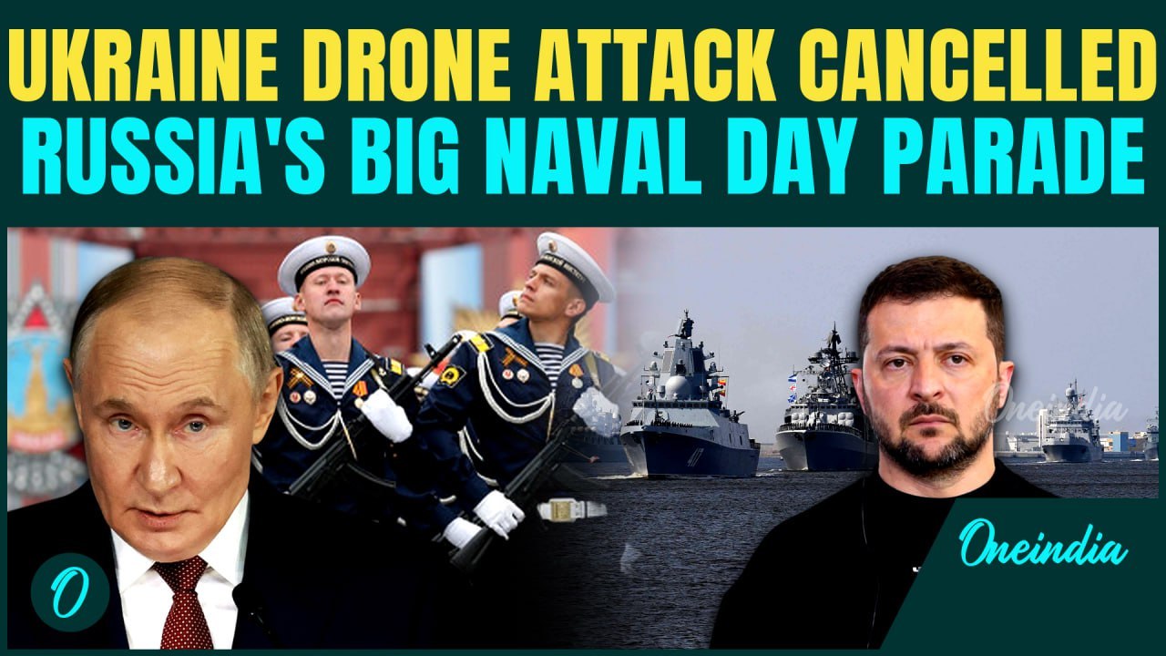 Putin CANCELS Major Naval Parade After Ukraine Drone STRIKE | Russia RETALIATES With Attack on Kyiv