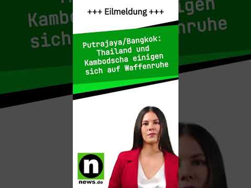 Thailand und Kambodscha einigen sich auf Waffenruhe