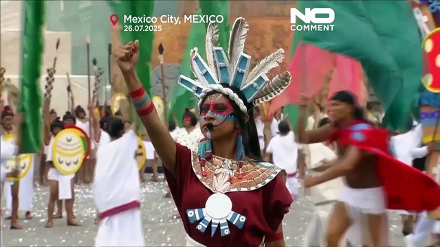 NO COMMENT: Ciudad de México celebra un festival por los 700 años de Tenochtitlan