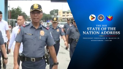 Full alert status, itinaas ng PNP para tiyakin ang seguridad sa ikaapat na SONA ni PBBM | ulat ni Ryan Lesigues