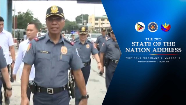 Full alert status, itinaas ng PNP para tiyakin ang seguridad sa ikaapat na SONA ni PBBM | ulat ni Ryan Lesigues
