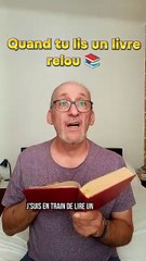 Quand tu lis un livre relou 📚😴