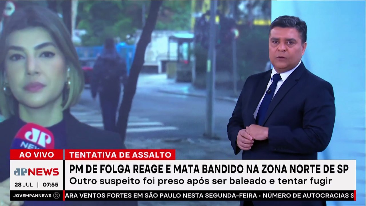 PM de folga reage a assalto e mata suspeito na Zona Norte de SP