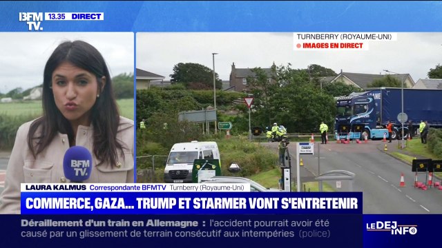 Droits de douane, Gaza... Donald Trump et Keir Starmer vont s'entretenir en Écosse