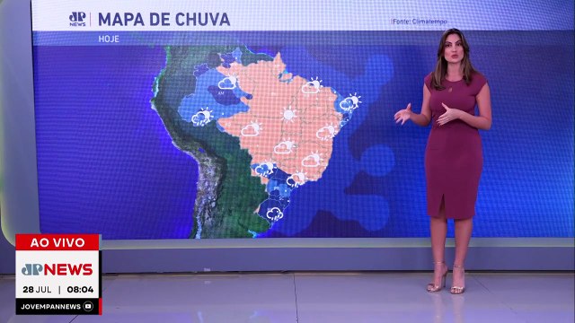 Ventos fortes atingem regiões Sul e Sudeste nesta segunda (28) | Previsão do Tempo