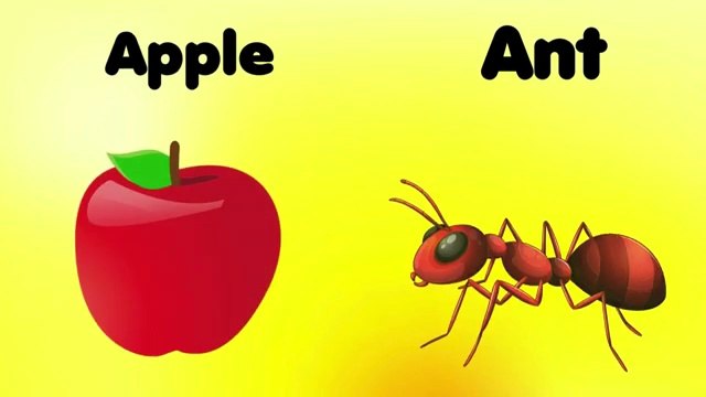 ABC Phonic Song - Toddler Learning Video Songs, A for Apple, Nursery Rhymes, Alphabet Song for kids