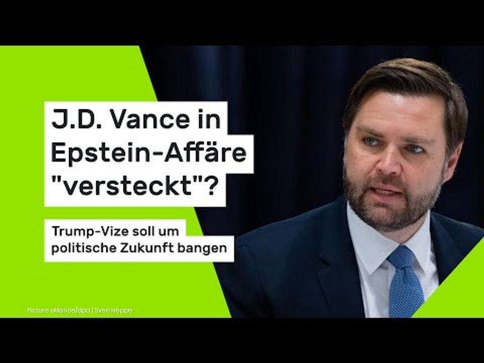 J.D. Vance in Epstein-Affäre 'versteckt'? Trump-Vize soll um politische Zukunft bangen