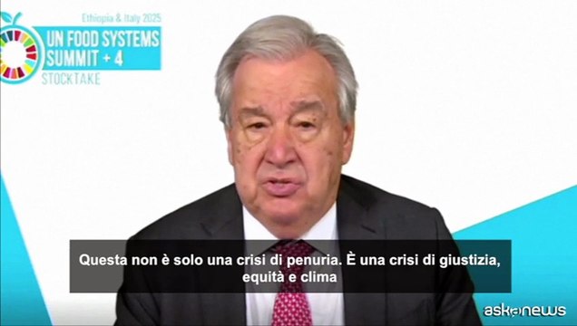 Guterres: Da Gaza a Sudan, diciamo no alla fame come arma di guerra