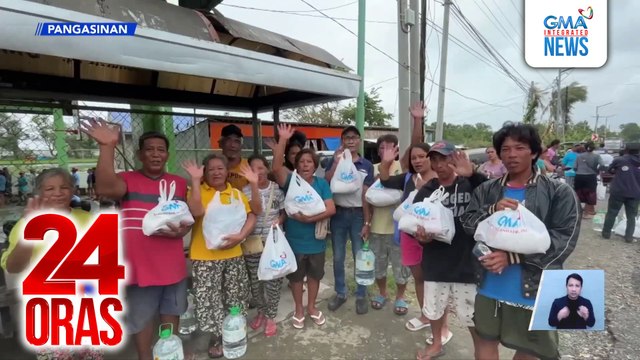 26,000 taga-Pangasinan na naapektuhan ng Bagyong Emong, hinatiran ng tulong ng GMAKF | 24 Oras