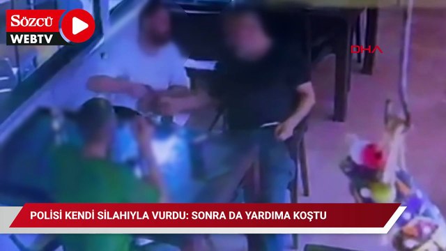 Polisi kendi silahıyla vurdu: Sonra da yardıma koştu