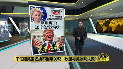 特朗普与冯德莱恩达成贸易协议，关税减半但仍未实现零关税 🇺🇸🇪🇺