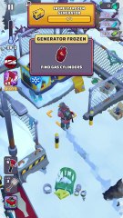 Frost World Gameplay Part 3 – Fuel Snowmobile, Fight Wolves & Unfreeze Generator