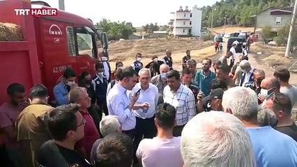 Bakan Kurum: Yangından etkilenen tüm illerimizde afetin izlerini bir an önce sileceğiz