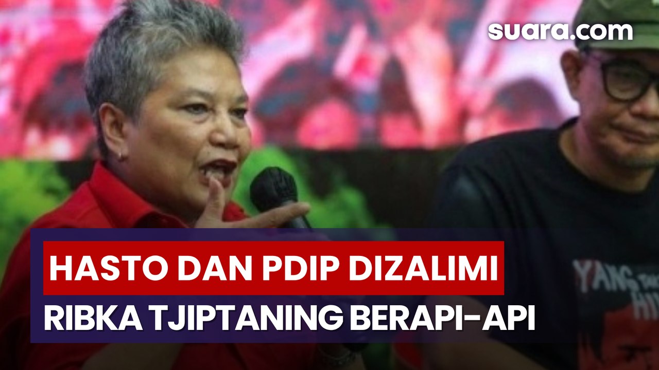 Hasto dan PDIP Dizalimi, Orasi Berapi-api Ribka Tjiptaning di ...