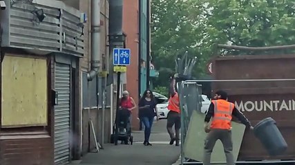 Workers fill skip at Leadmill as bosses fulfill 'strip out' promise