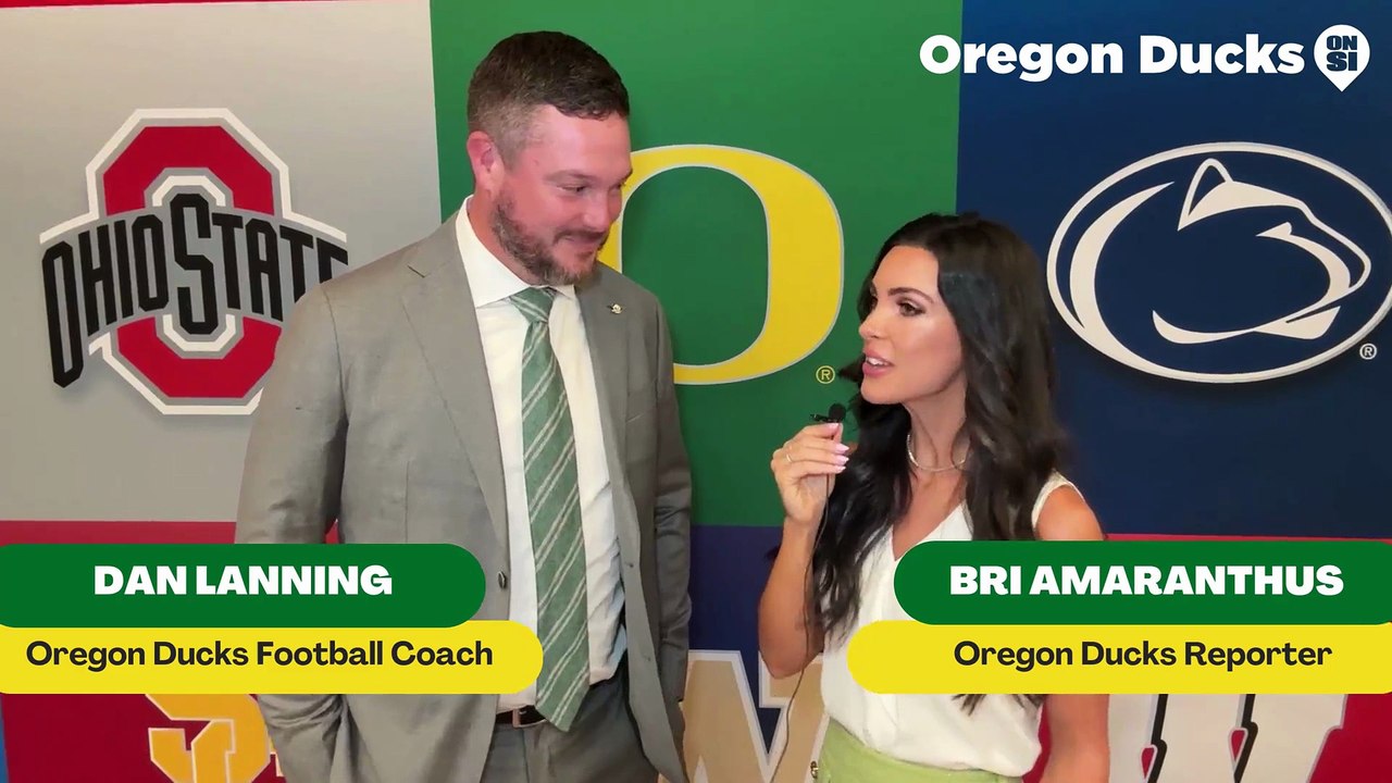 Oregon Ducks' Dan Lanning on Autzen Stadium, Penn State White Out
