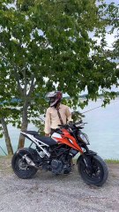 With Duke 390 🤗🥰🥰😘