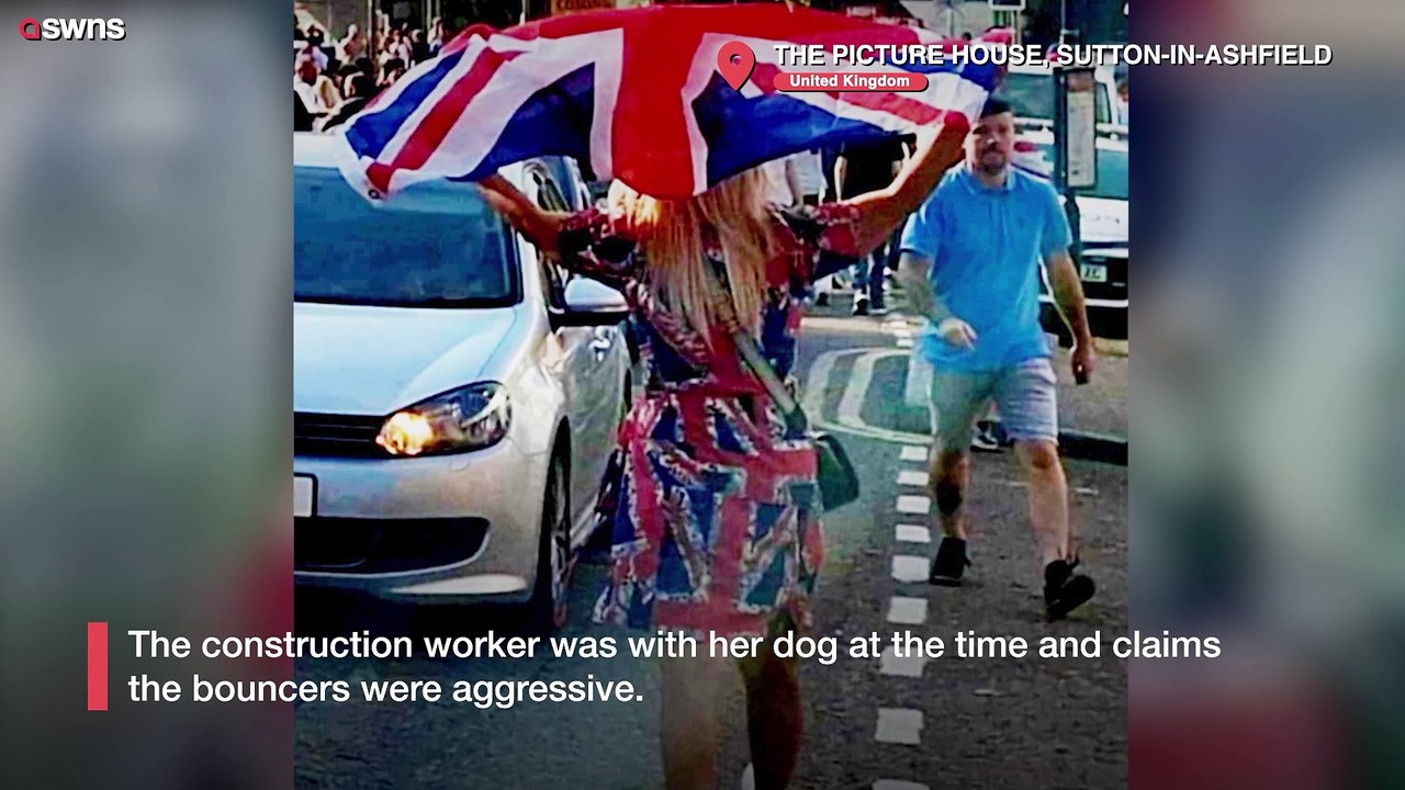 Protester refused entry to Wetherspoons for wearing Union Jack dress
