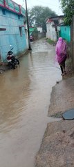 चपरीद के वार्ड क्र-3 में जल भराव की स्थिति