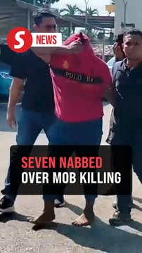 Melaka cops arrest seven suspects over mob killing in Jasin