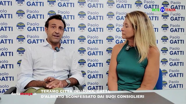 TERAMO CITTÀ INSICURA, GATTI; D’ALBERTO SCONFESSATO DAI SUOI CONSIGLIERI