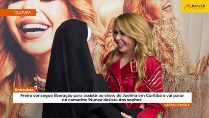 Freira consegue liberação para assistir ao show de Joelma em Curitiba
