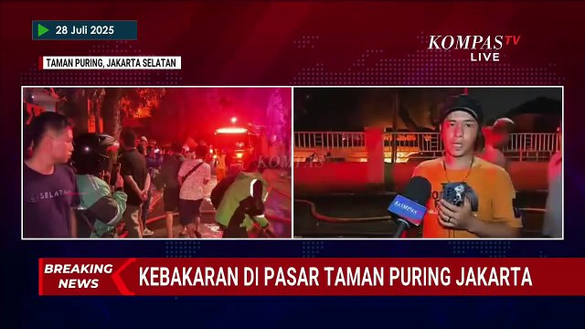 BREAKING NEWS - Kesaksian Pedagang Pasar Taman Puring: Tak Ada Barang yang Bisa Diselamatkan